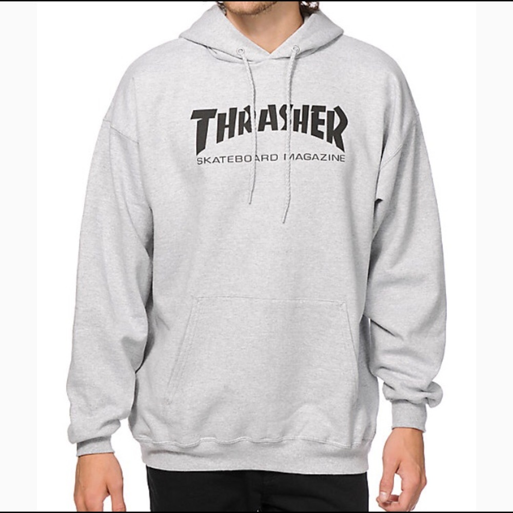 ISO GREY THRASHER HOODIE OR BLACK THRASHER HOODIE